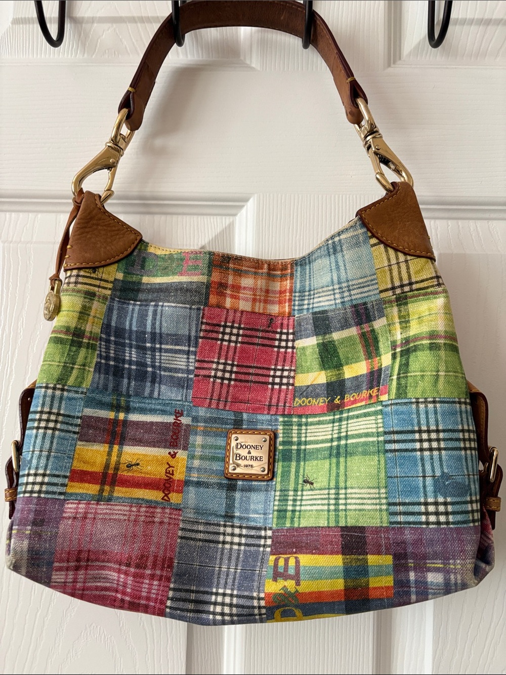 DOONEY & BOURKE Patchwork Plaid Purse